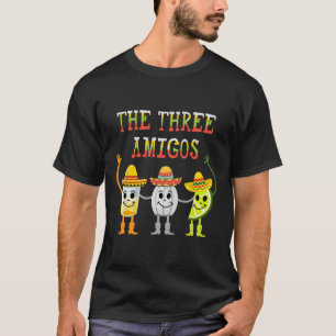 The Three Amigos T-Shirt Tequila Salz Limette Cinc