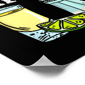 The Three Amigos Tequila Limon Salt Party Spaß Poster (Ecke)