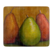 "The Three Amigos" Vibrant Pear Trio Schneidebrett (Vorderseite)