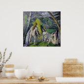 The Three Bathers, c.1879-82 Poster (Küche)