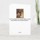 The Three Bears illustration Karte (Rückseite)