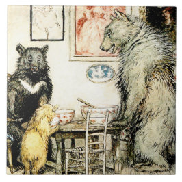 "The Three Bears" von Arthur Rackham Fliese