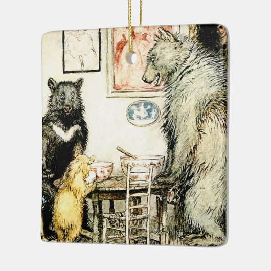 "The Three Bears" von Arthur Rackham Keramikornament (Links)