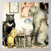 "The Three Bears" von Arthur Rackham Poster (Vorne)
