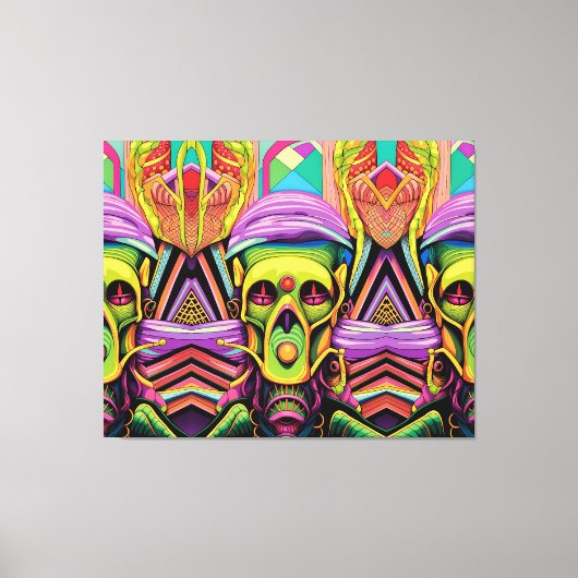 The Three Cyborg Problem Leinwanddruck (Vorderseite)