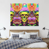 The Three Cyborg Problem Leinwanddruck (Insitu (Schlafzimmer))