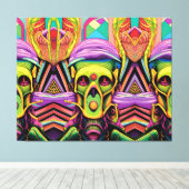 The Three Cyborg Problem Leinwanddruck (Insitu (Holzboden))