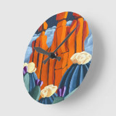 The Three Gossips Runde Wanduhr (Winkel)