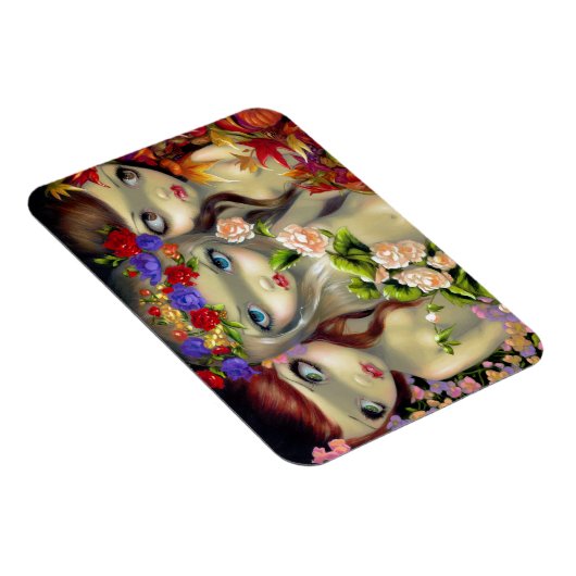 "The Three Graces" Premium Magnet (Rechte Seite)