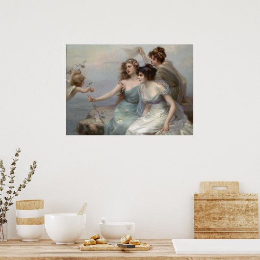The Three Graces von Édouard Bisson - Poster (Küche)