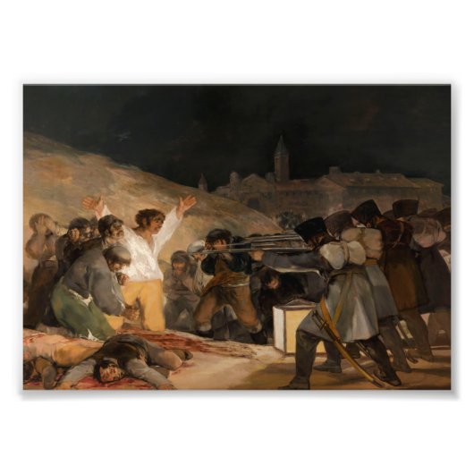 The Three of May by Francisco de Goya Fotodruck (Vorne)