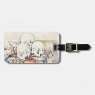 The Three Skulls von Paul Cézanne Classic Malerei Gepäckanhänger