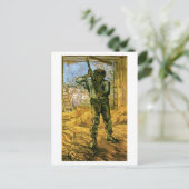 The Thresher (nach Millet), Van Gogh Fine Art Postkarte (Stehend Vorderseite)