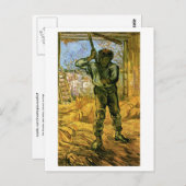 The Thresher (nach Millet), Van Gogh Fine Art Postkarte (Vorne/Hinten)
