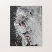 The Thrill of Whitewater Rafting 11 x 14 Puzzle (Vertikal)