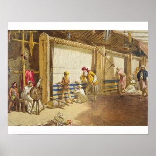 The Thug School of Industry, Jubbulpore, 1863 (chr Poster