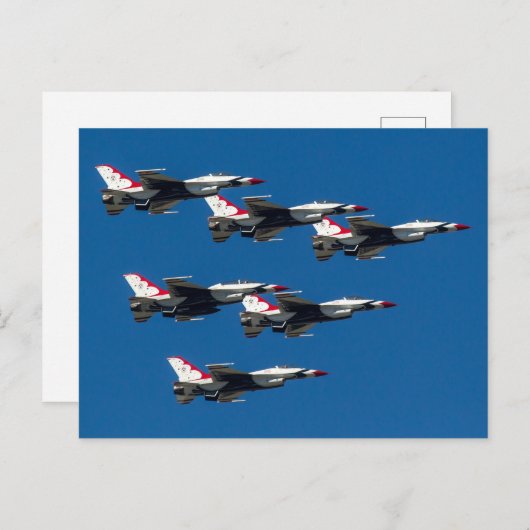 The Thunderbirds Postkarte (Vorne/Hinten)