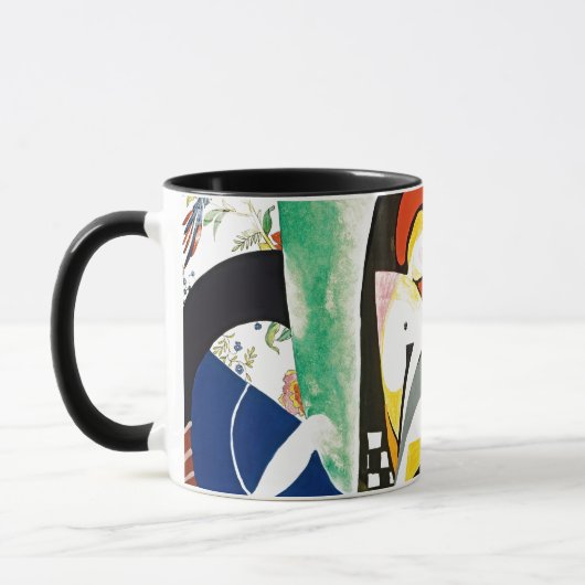 The Thundershower Modern Art Mug Tasse (Links)