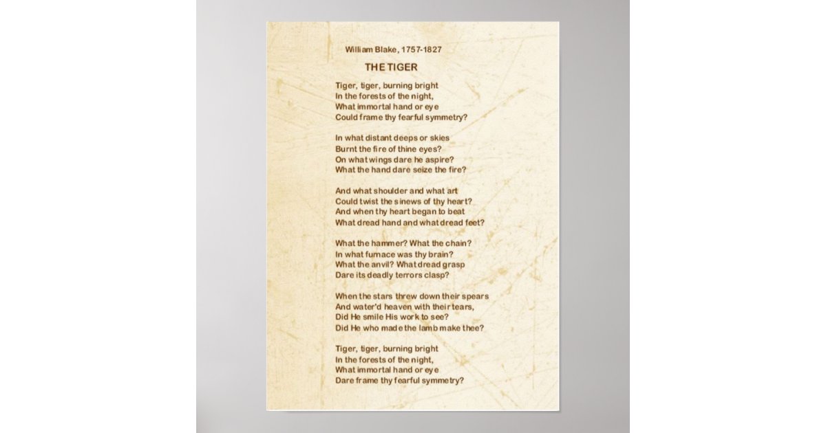William Blake Gedichte Auf Deutsch www.zazzle.de
