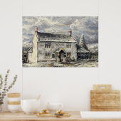 The Tiger Inn, Turnditch - Winterposter Poster (Küche)
