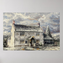 The Tiger Inn, Turnditch - Winterposter