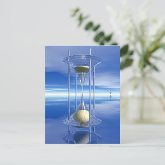 The time and the space postkarte (Stehend Vorderseite)