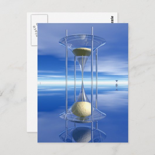 The time and the space postkarte (Vorne/Hinten)