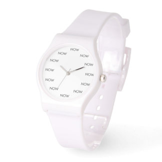 The Time Is NOW Watch – Present Moment Reminder Armbanduhr