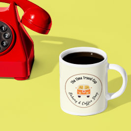 The Time Traveler Cup Bäckerei und Kaffee Geschäft Kaffeetasse