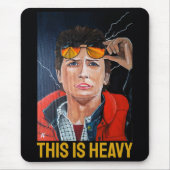 The Time Traveler Painting by Alfred Fox Mousepad (Vorne)