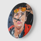 The Time Traveller Painting by Alfred Fox Große Wanduhr (Winkel)