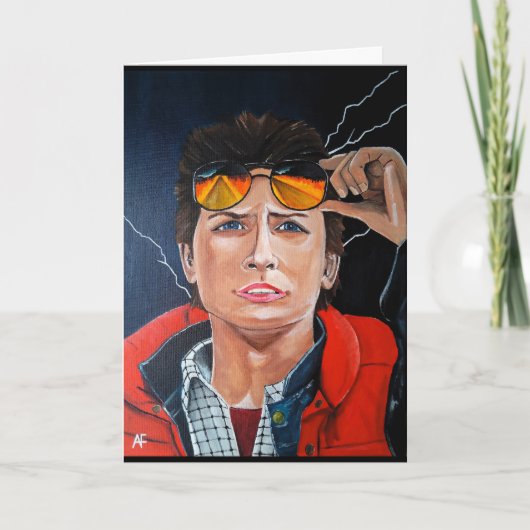 The Time Traveller Painting by Alfred Fox Karte (Vorderseite)