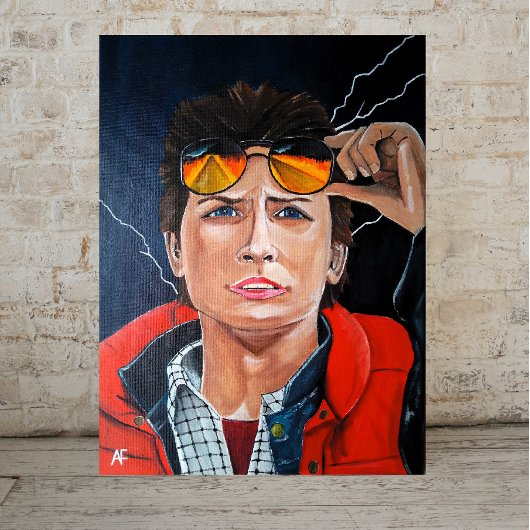 The Time Traveller Painting by Alfred Fox Leinwanddruck