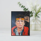 The Time Traveller Painting by Alfred Fox Postkarte (Stehend Vorderseite)