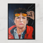 The Time Traveller Painting by Alfred Fox Postkarte (Vorderseite)