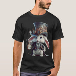 The Timekeeper's Steampunk Bunny T-Shirt