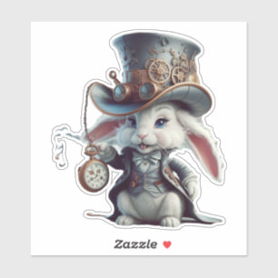 The Timekepers Steampunk Bunny Aufkleber