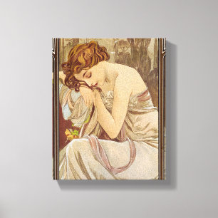 The Times of the Day, Night's Erholung, 1899 von M Leinwanddruck