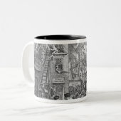 The Times, Platte I, 1762 Zweifarbige Tasse (Vorderseite Links)