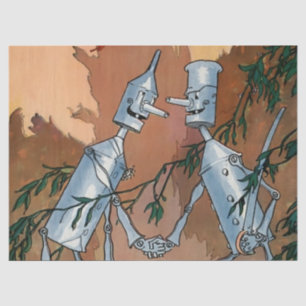 "The Tin Woodman and Seine Twin" von John R Neill Seidenpapier