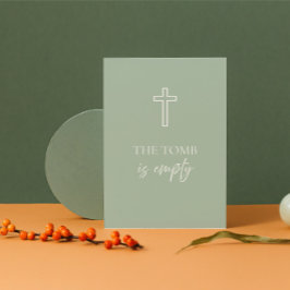 The Tomb Is Empty Christian Easter Card  Feiertagskarte