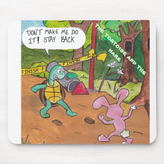 The Tortoise and The Hare Mousepad (Vorne)