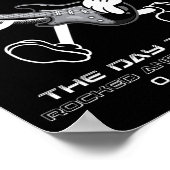 The Total Solar Eclipse Day Sun Poster (Ecke)