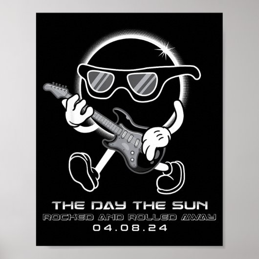 The Total Solar Eclipse Day Sun Poster (Vorne)
