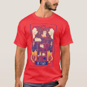 The Tower Cat Tarot by Tobe Fonseca T-Shirt (Vorderseite)