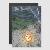 The Tower Metalic Magnetkarte (Vorne/Hinten)