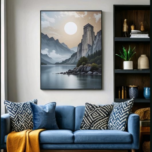 The Tower of Eternal Silence Leinwanddruck