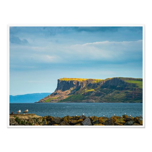 The Towering Bastion of Fair Head Fotodruck (Vorne)