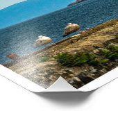 The Towering Bastion of Fair Head Fotodruck (Ecke)