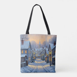 The Town In Winter Tasche